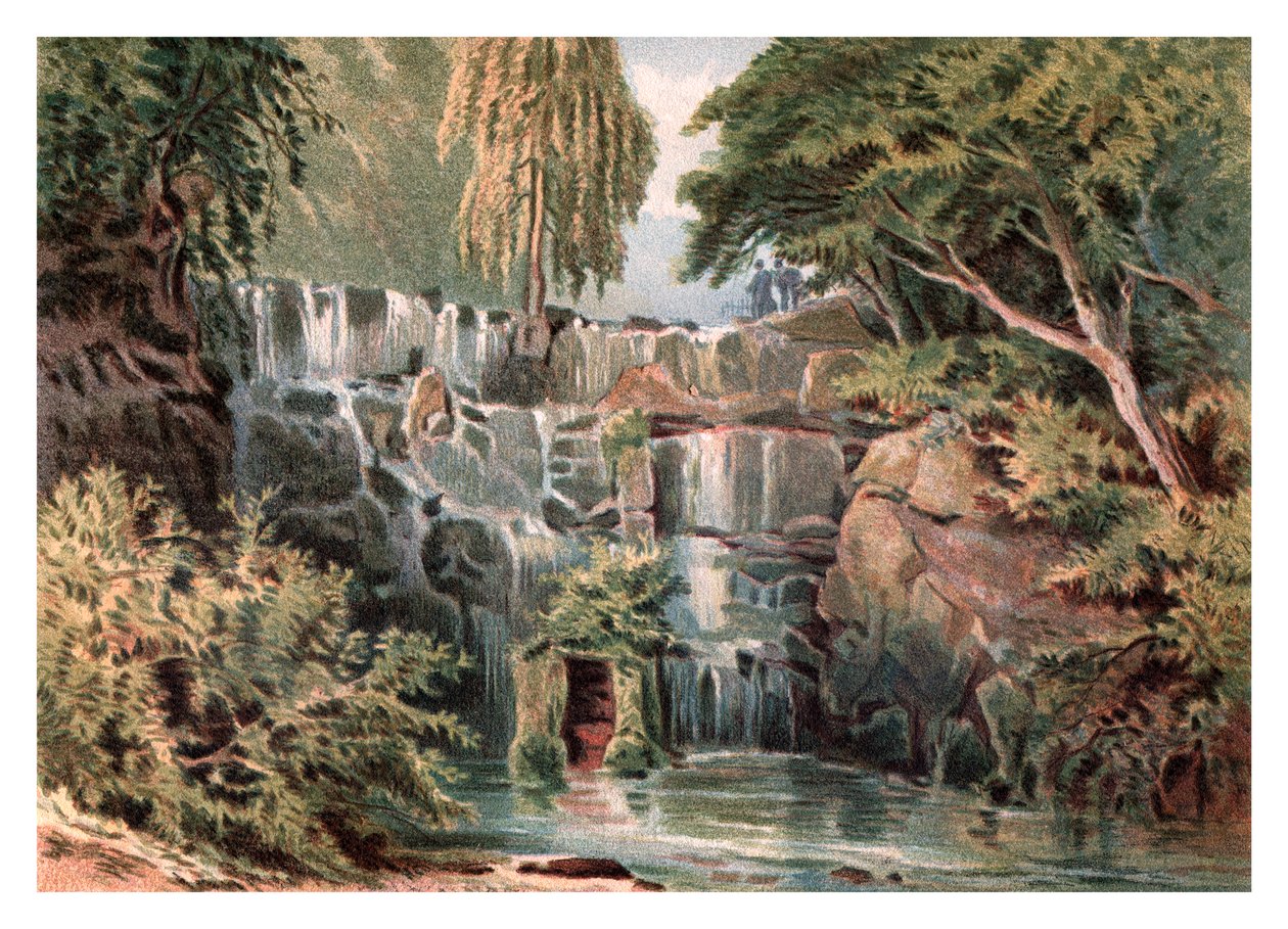 Cascata a Virginia Water, 1880 da Unbekannt