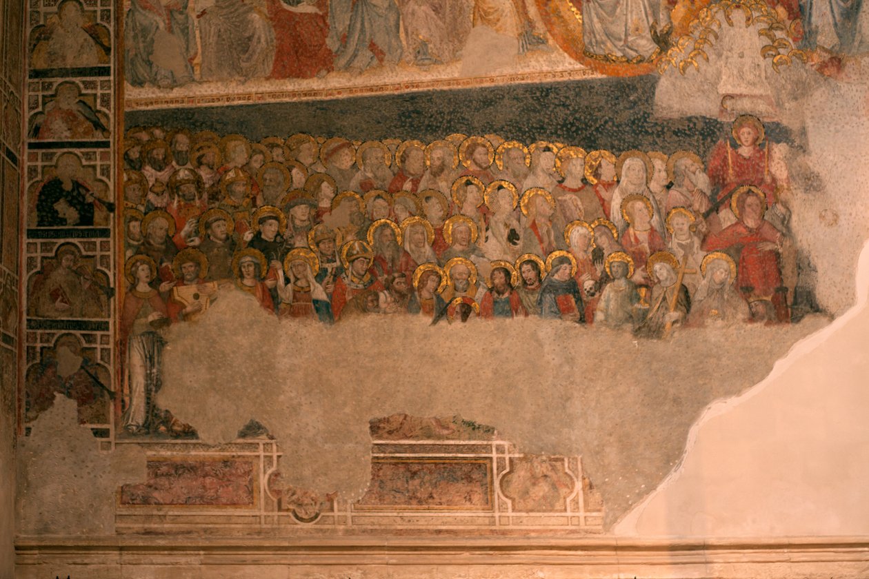 Cattedrale (Catedral de Santa María). Il chiostro. La cappella (San Blas). Affreschi. da Unbekannt