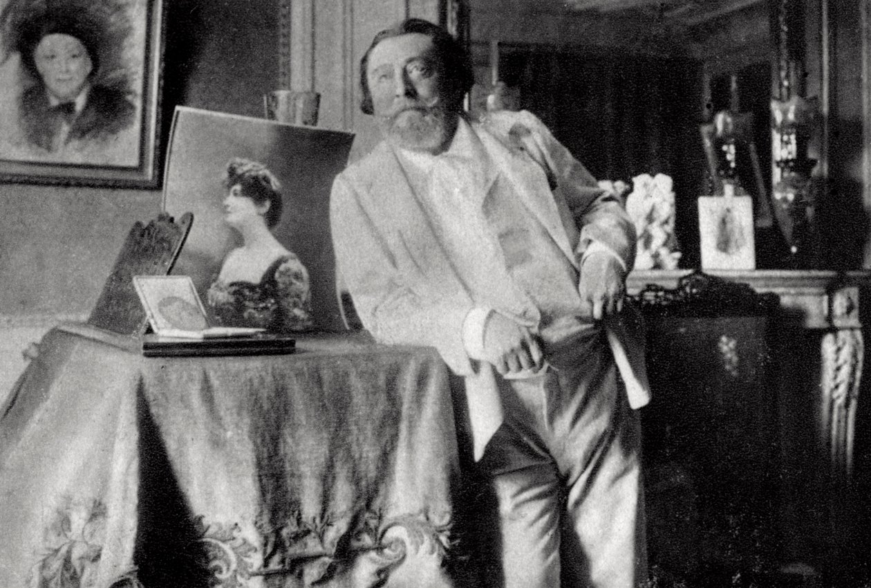 Catulle Mendes, poeta e letterato francese, 1906 da Unbekannt