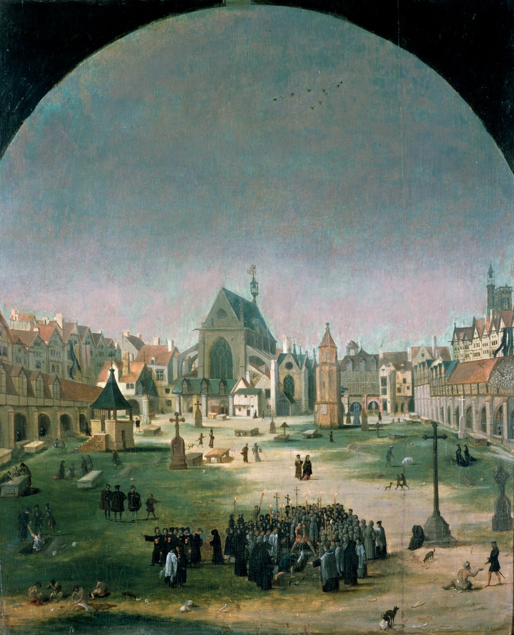 Cimitero e Chiesa degli Innocenti da Unbekannt