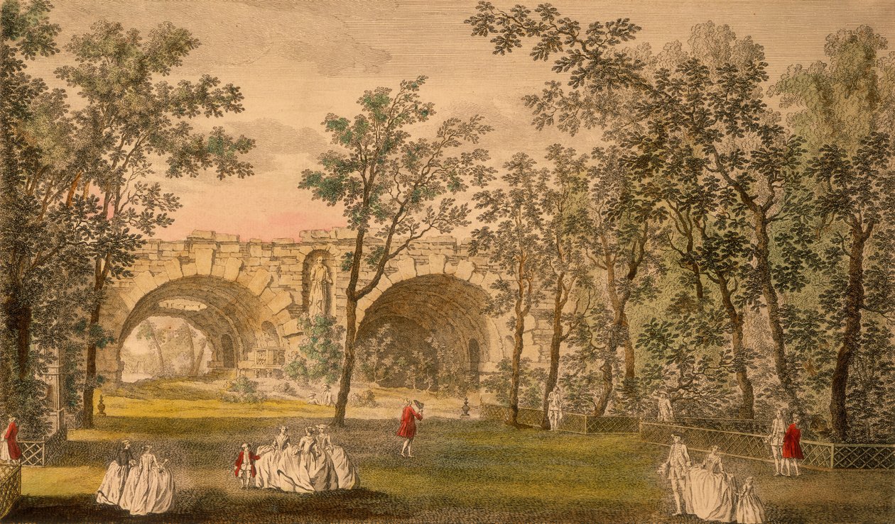Passaggio Centrale, Giardini di Vauxhall, Londra da Unbekannt