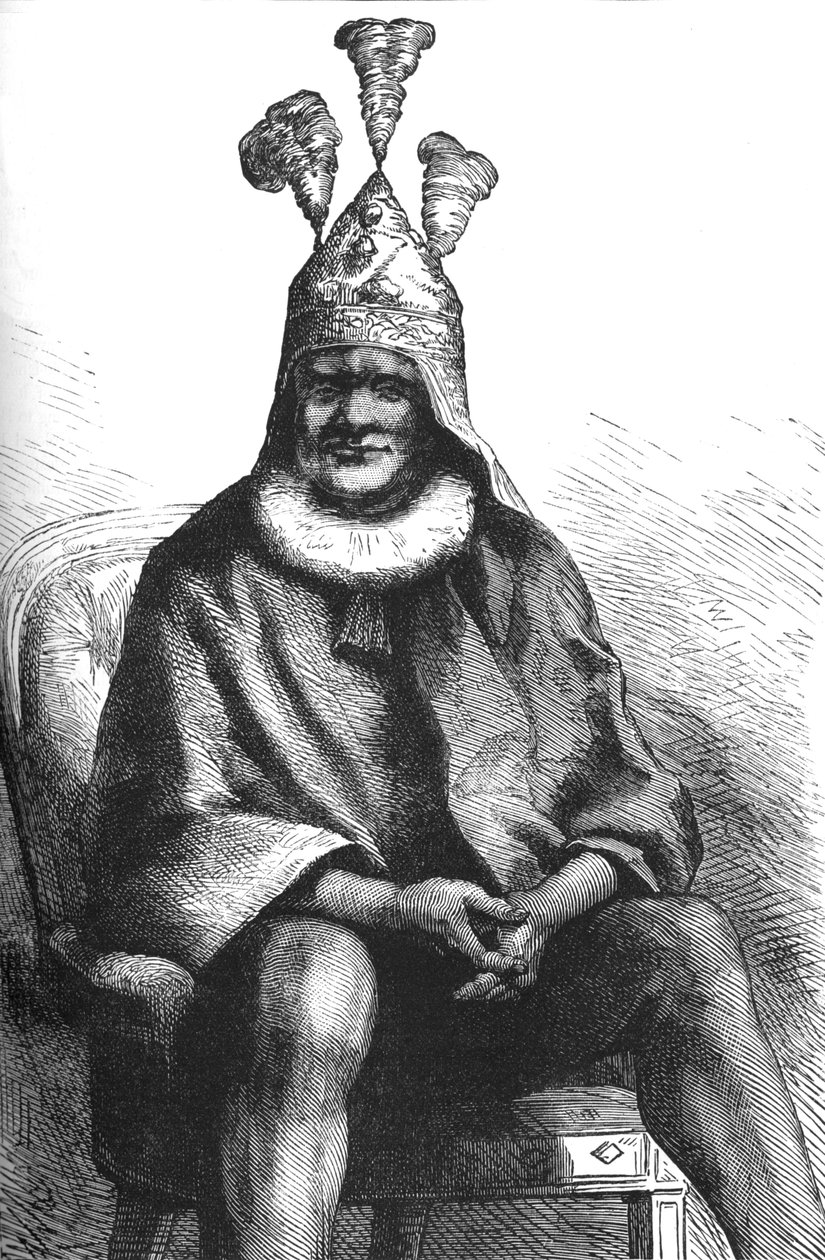 Cetewayo, re degli Zulu, c1880 da Unbekannt