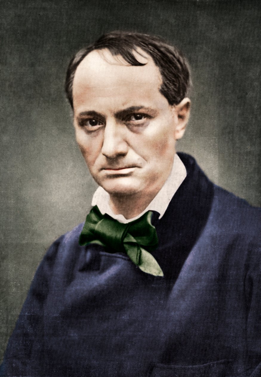 Charles Baudelaire, influente poeta, critico e traduttore francese da Unbekannt