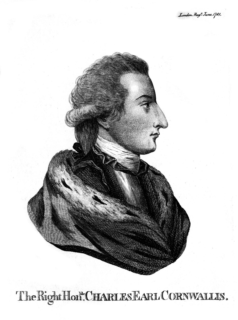 Charles Cornwallis 1738-1805, 1° Marchese Cornwallis, 1781 da Unbekannt