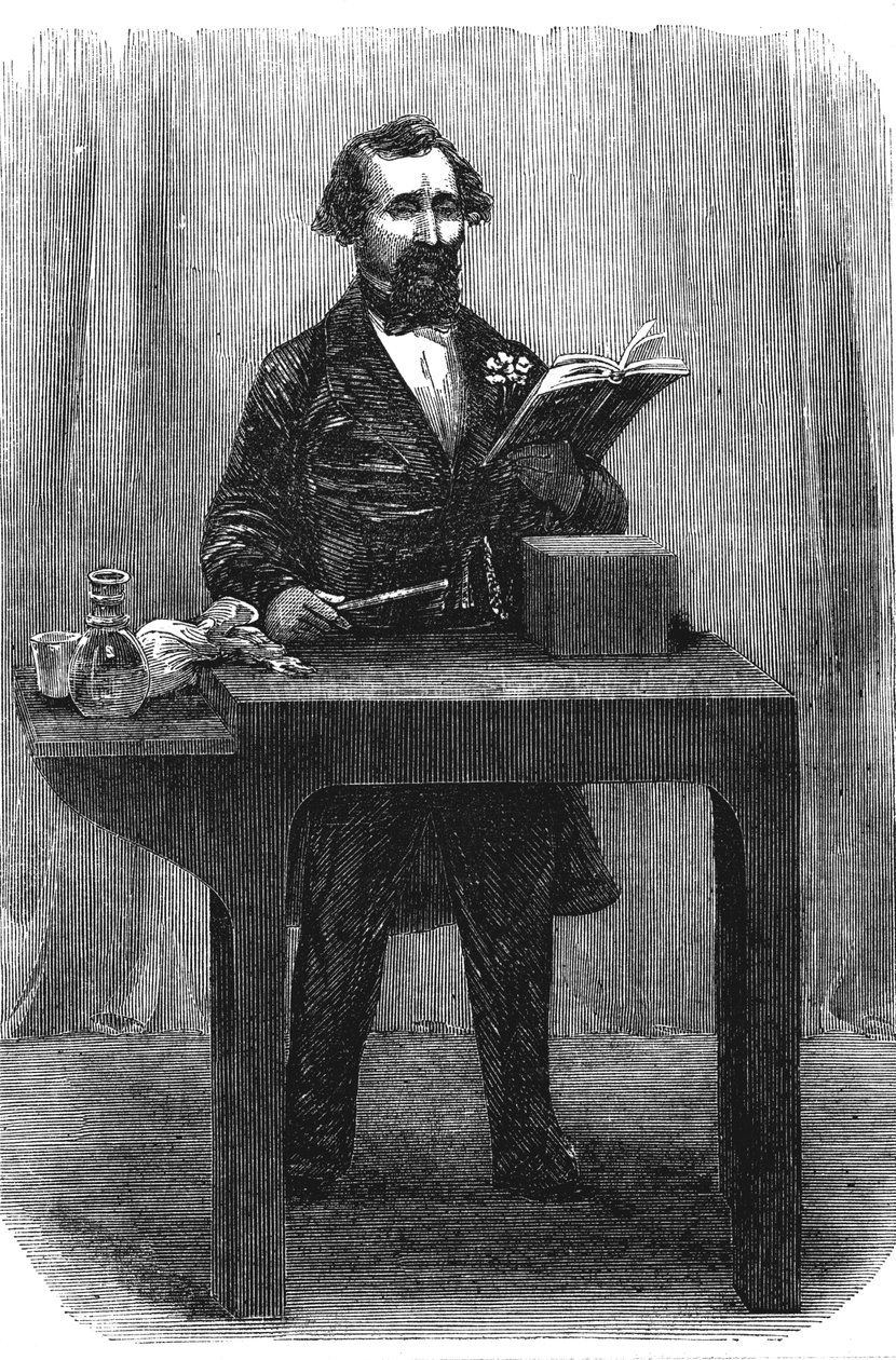 Charles Dickens 1812-70, romanziere e giornalista inglese, luglio 1858 da Unbekannt