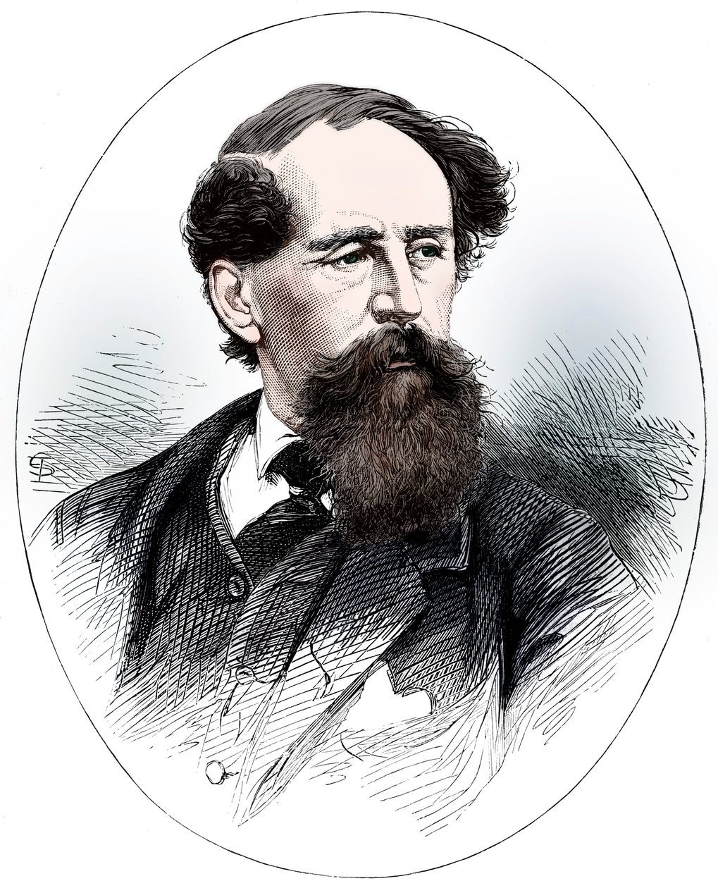 Charles Dickens, romanziere inglese del XIX secolo da Unbekannt