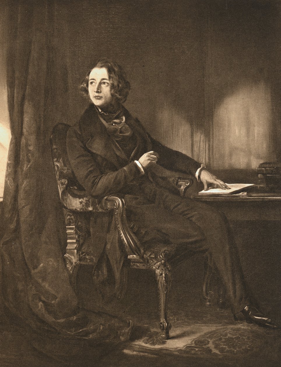Charles Dickens, romanziere e giornalista inglese da Unbekannt