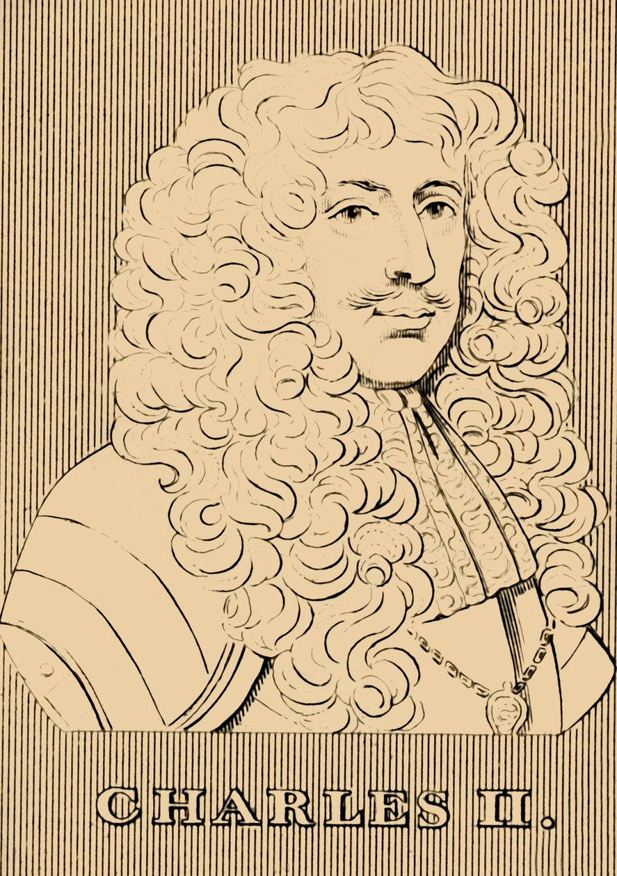 Carlo II, 1630-1685, 1830 da Unbekannt