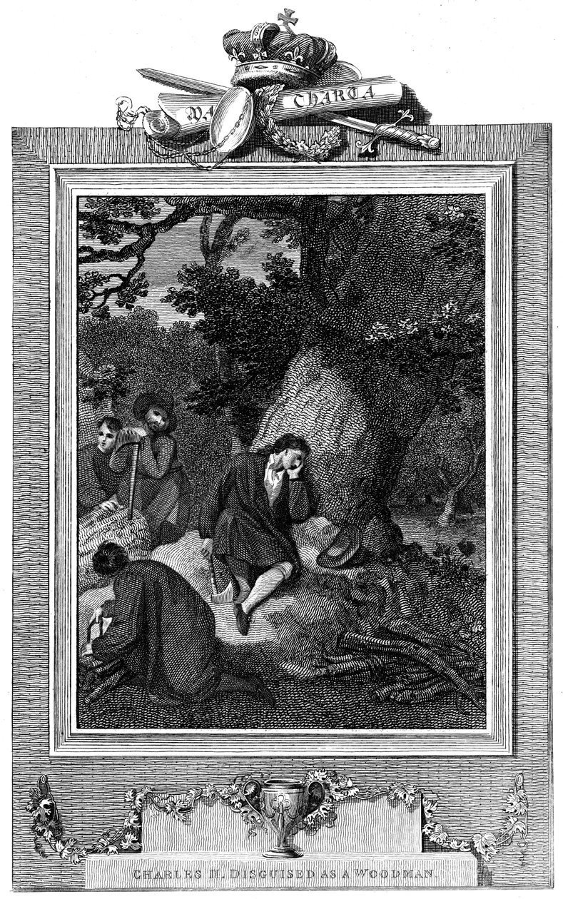 Carlo II, Re di Gran Bretagna e Irlanda 1660-1685, c1824 da Unbekannt