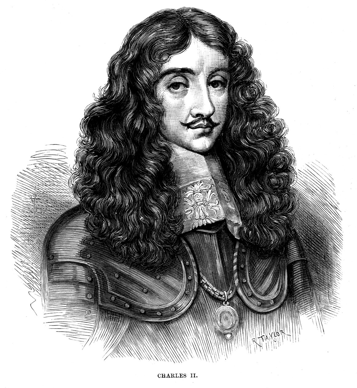 Carlo II, Re di Gran Bretagna e Irlanda 1660-1685, c1880 da Unbekannt