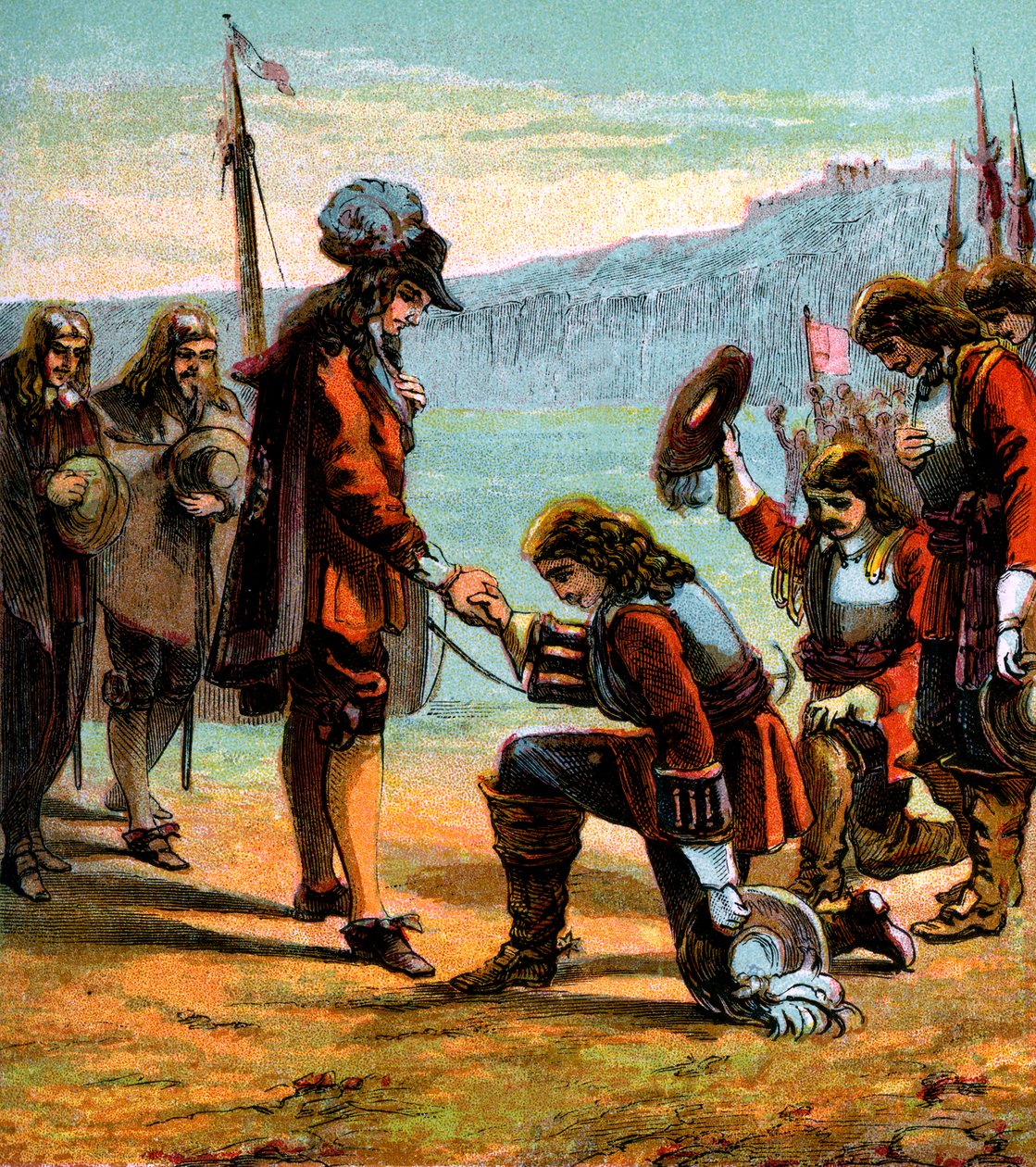 Carlo II e il Generale Monck da Unbekannt