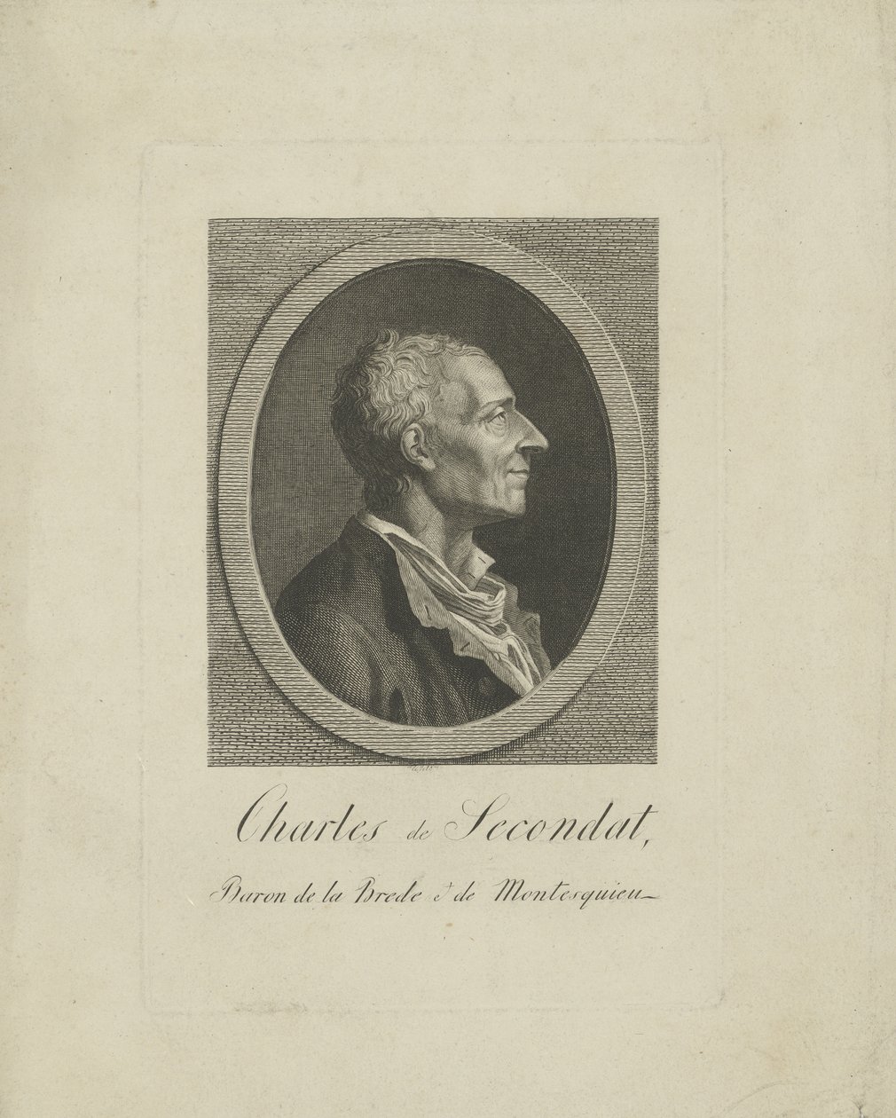 Charles de Secondat, Barone di Montesquieu da Unbekannt