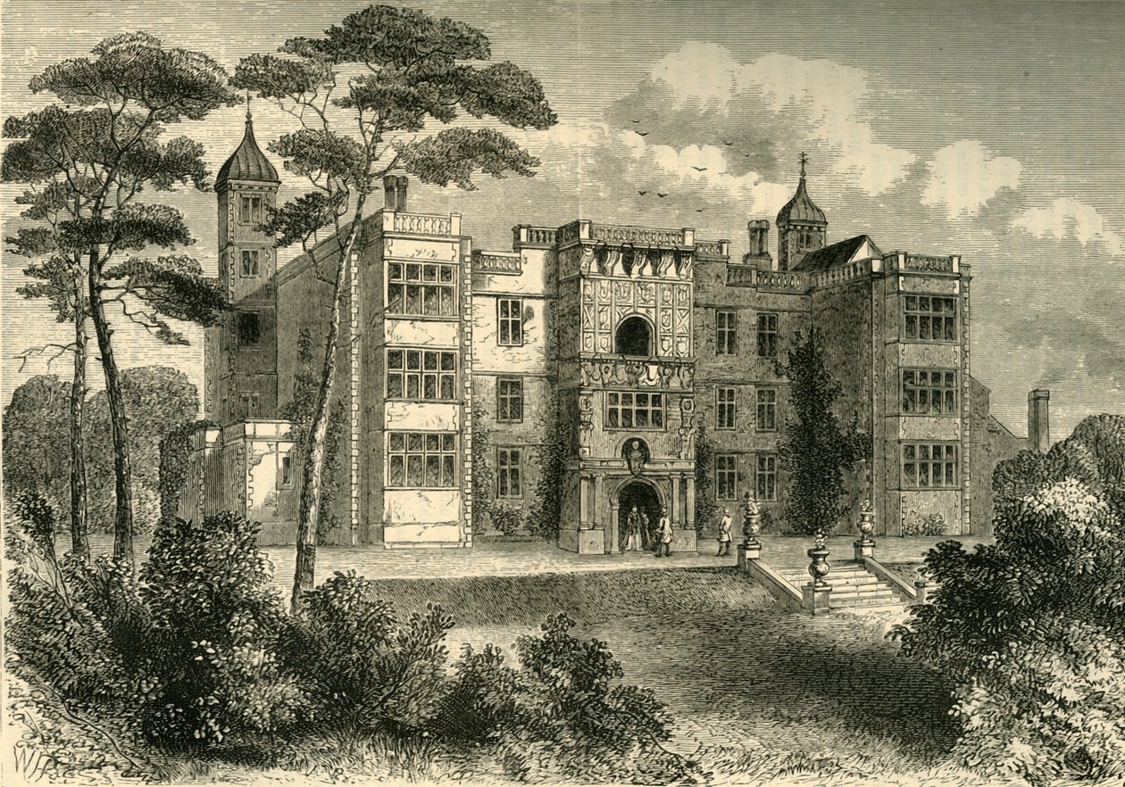 Charlton House nel 1845, c1878 da Unbekannt
