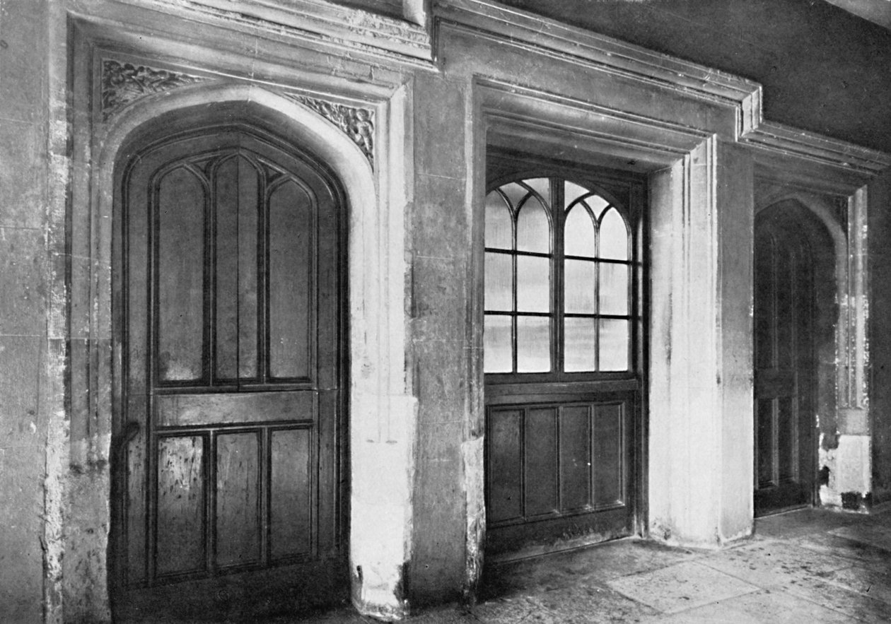 Certosa. Porte che conducono dal Passaggio dello Schermo della Sala alla Cucina e agli Uffici, 192 da Unbekannt