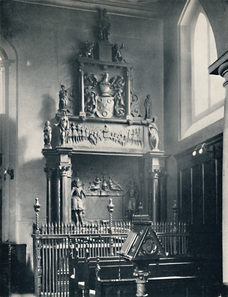 Certosa. Monumento di Thomas Sutton nella Cappella, 1925 da Unbekannt