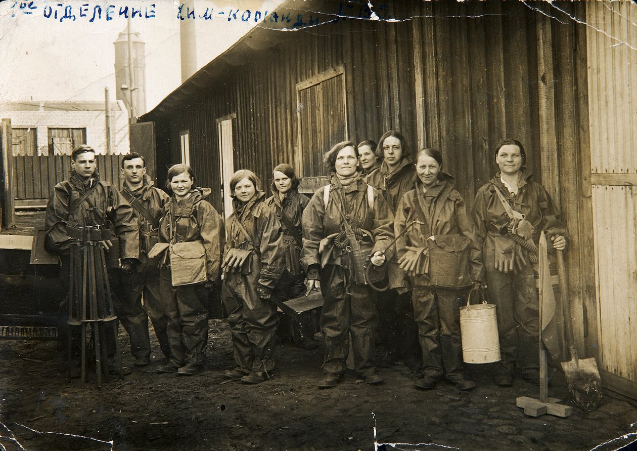 Unità di difesa chimica PVChO, URSS, anni 
