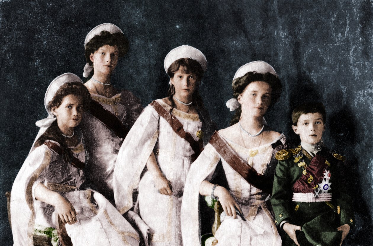 Figli dello Zar Nicola II di Russia, c1910 da Unbekannt