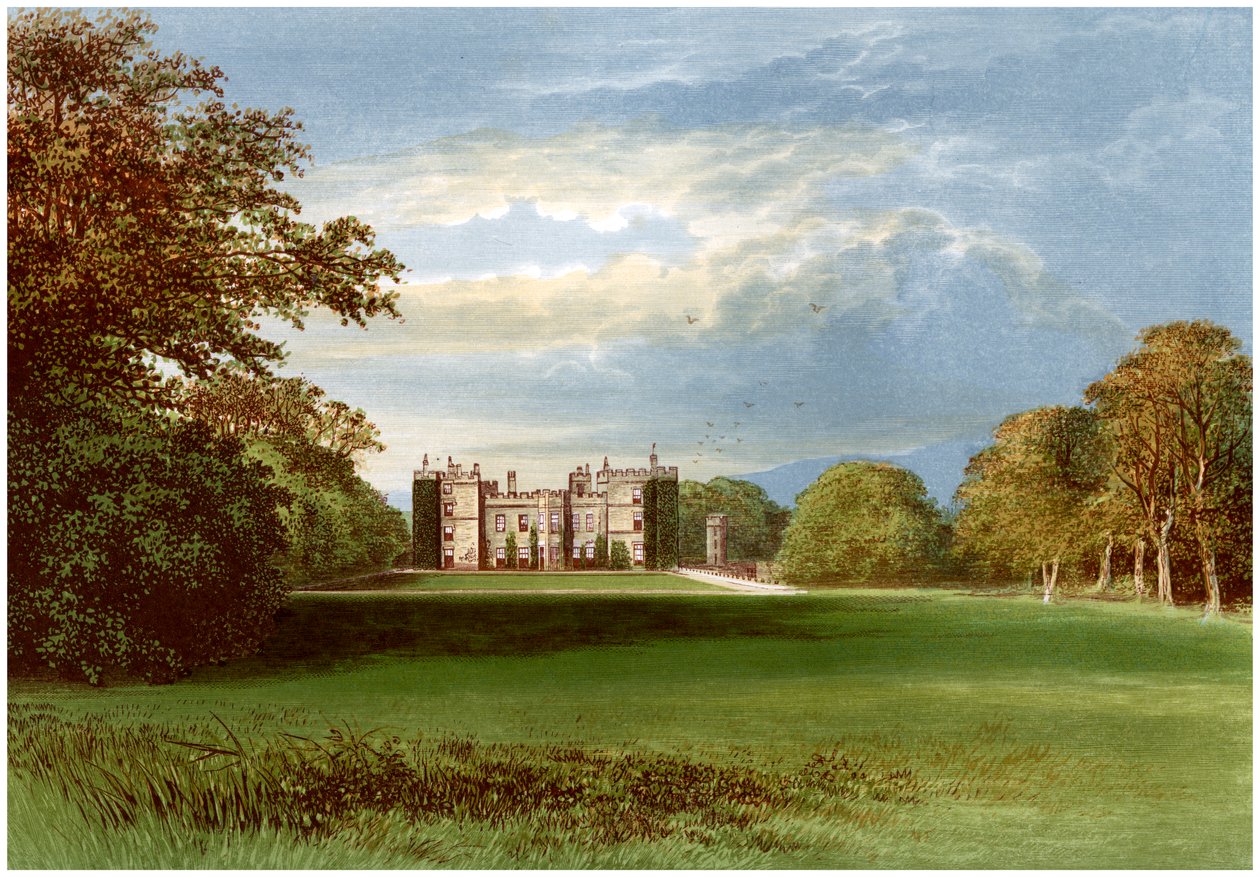 Castello di Chillingham, Northumberland, casa del conte di Tankerville, c1880 da Unbekannt