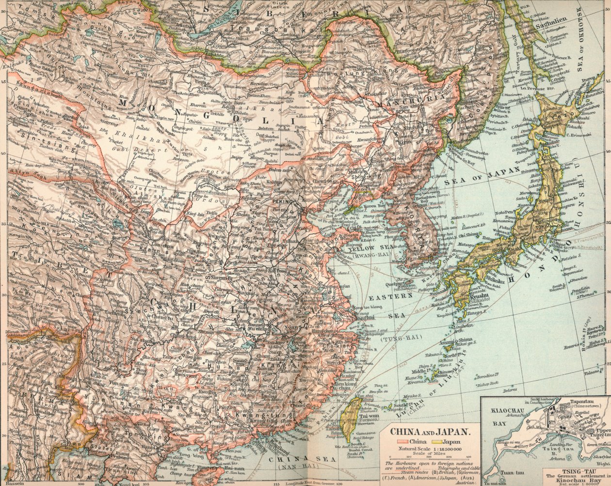 Cina e Giappone, c1903, 1904 da Unbekannt
