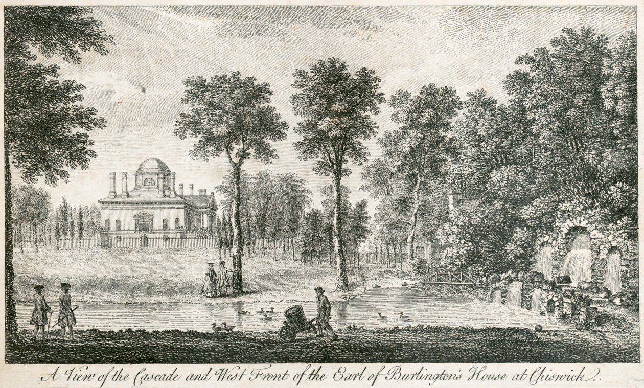 Chiswick House, Hounslow, Londra, 1750 da Unbekannt