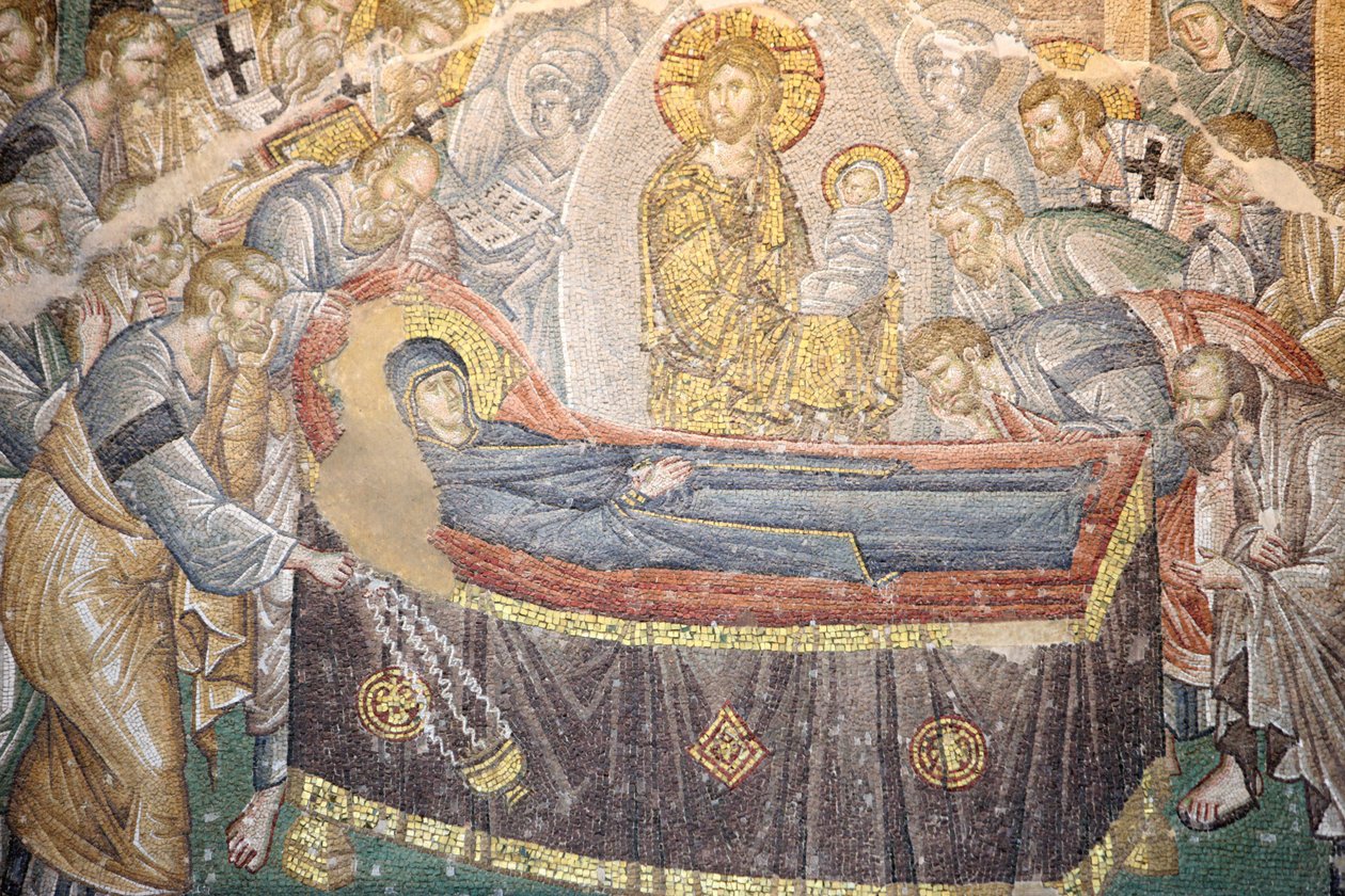 Museo della chiesa di Chora: mosaico della morte della Vergine (Coimesis), Istanbul, Turchia da Unbekannt