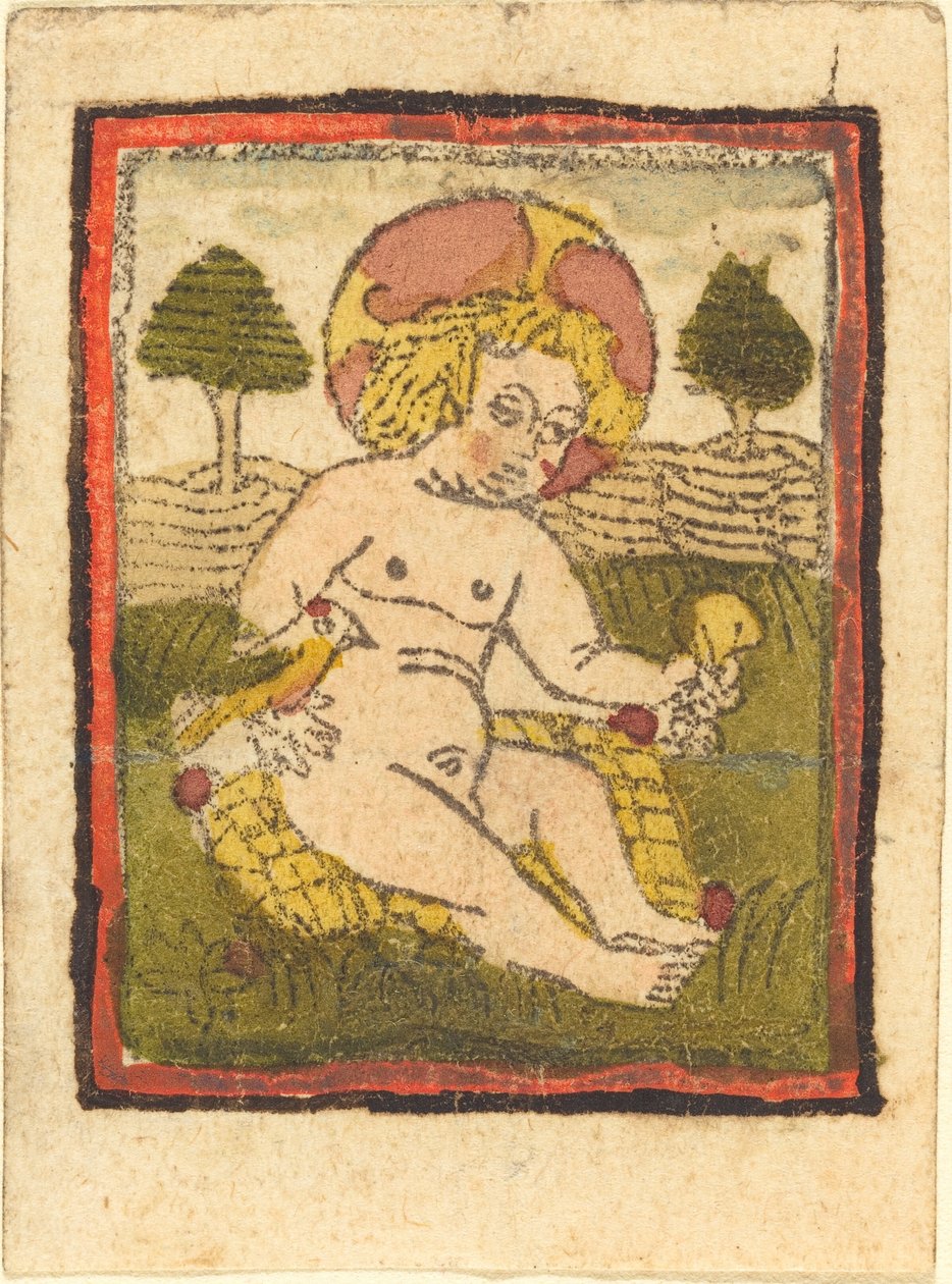 Bambino Gesù con uccello da Unbekannt