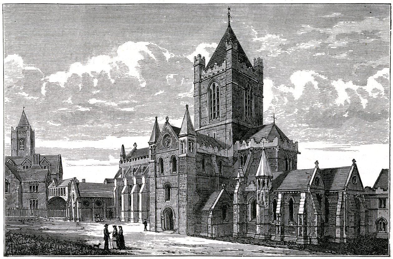 Cattedrale di Christ Church, Dublino, XIX secolo da Unbekannt