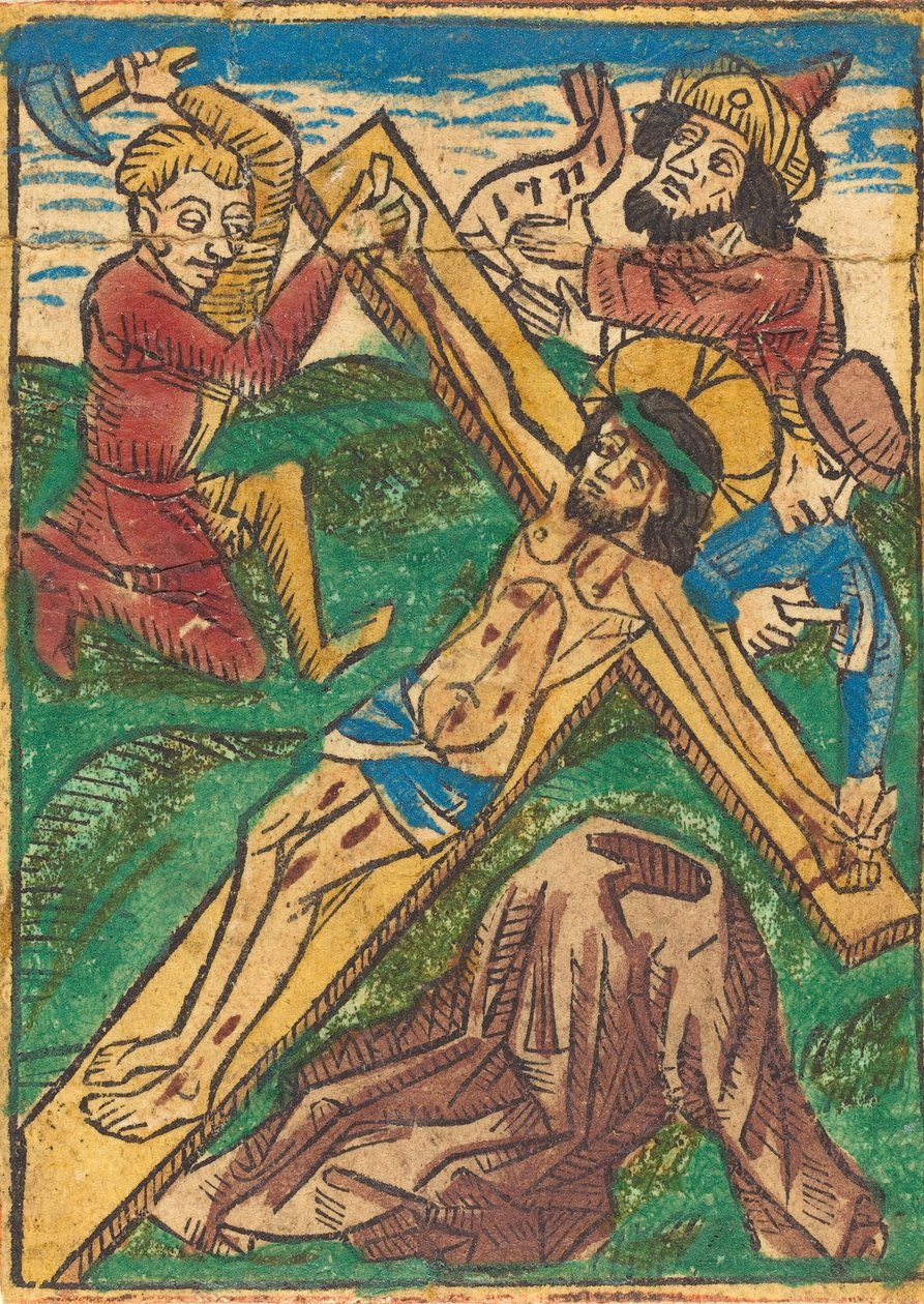 Cristo inchiodato alla croce, c. 1490 da Unbekannt