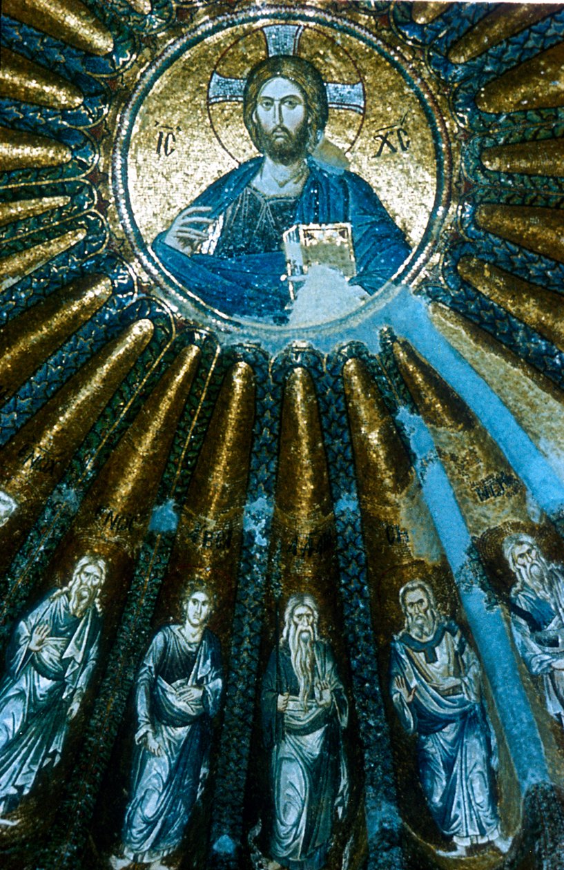 Cristo Pantocratore, c1310-c1320 da Unbekannt