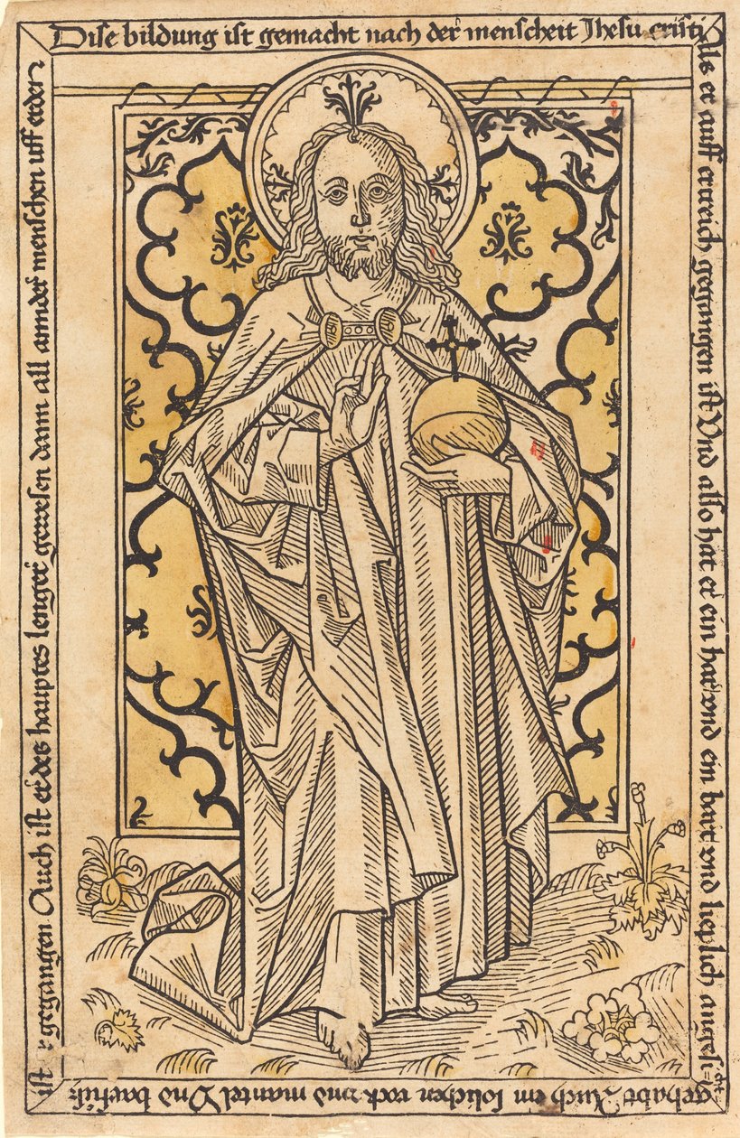 Cristo come Salvator Mundi, c. 1470 da Unbekannt
