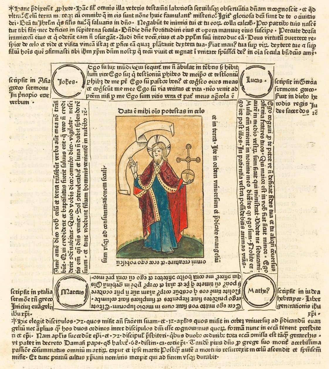 Cristo come Salvator Mundi, c. 1475 da Unbekannt