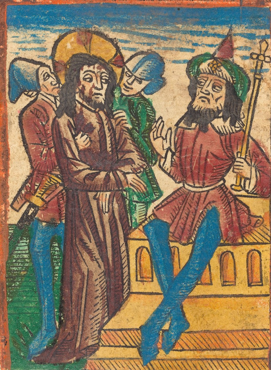 Cristo davanti a Pilato, c. 1490 da Unbekannt