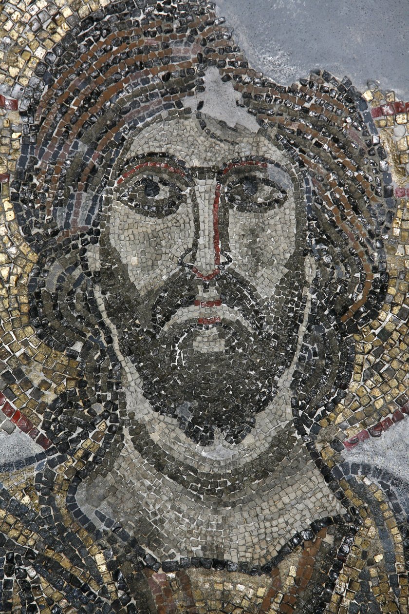 Mosaico di Cristo nella cappella del Golgota nella Chiesa del Santo Sepolcro, Gerusalemme, Israele da Unbekannt