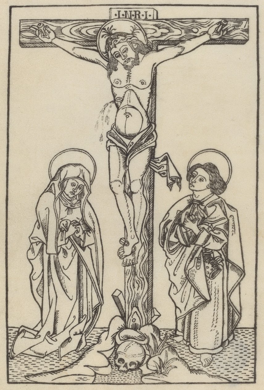 Cristo sulla croce, c. 1480-1500 da Unbekannt