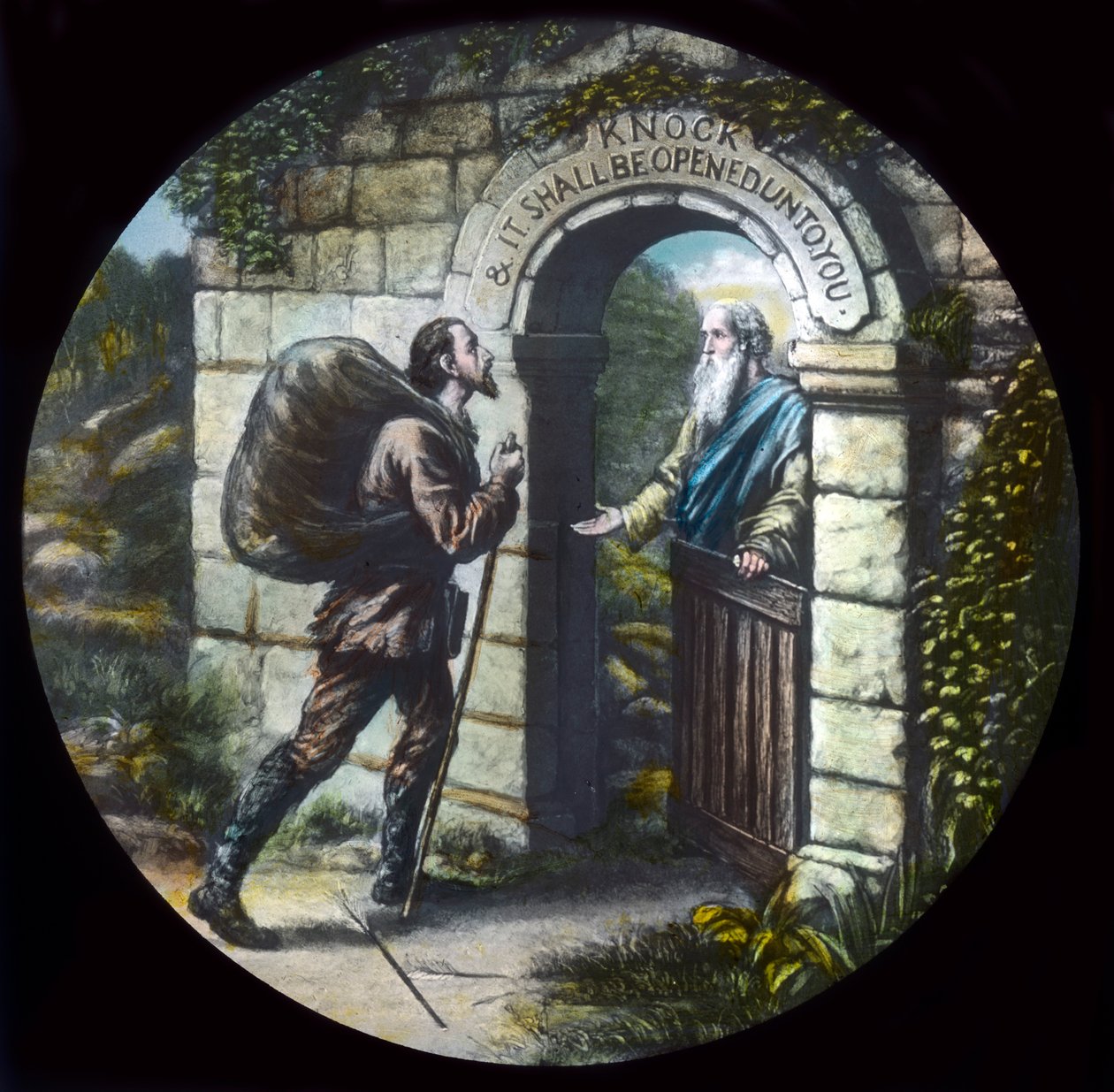 Cristiano alla porta, c1910 da Unbekannt
