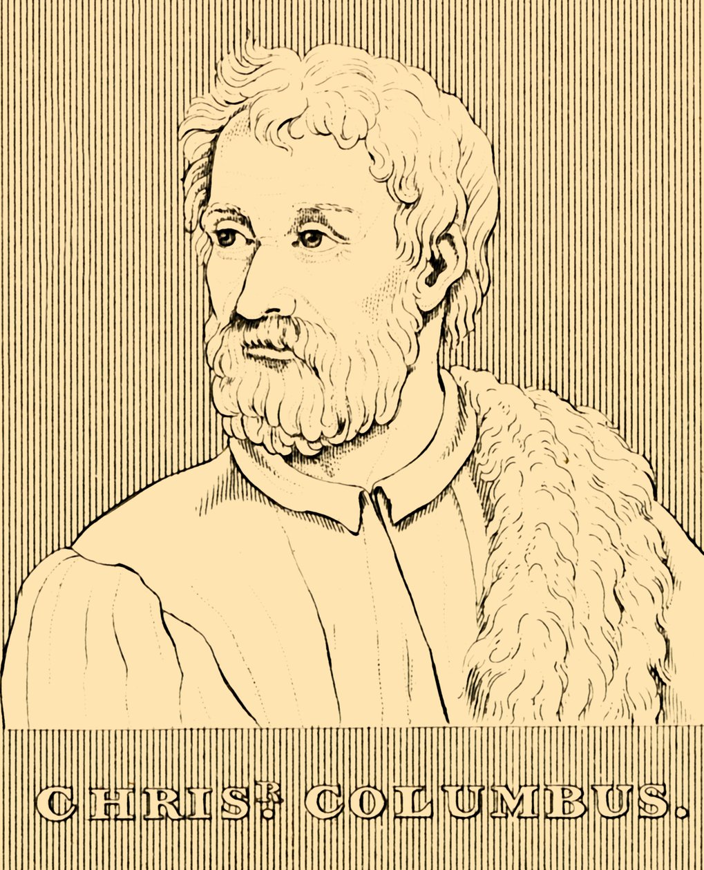 Cristoforo Colombo, 1451-1506, 1830 da Unbekannt