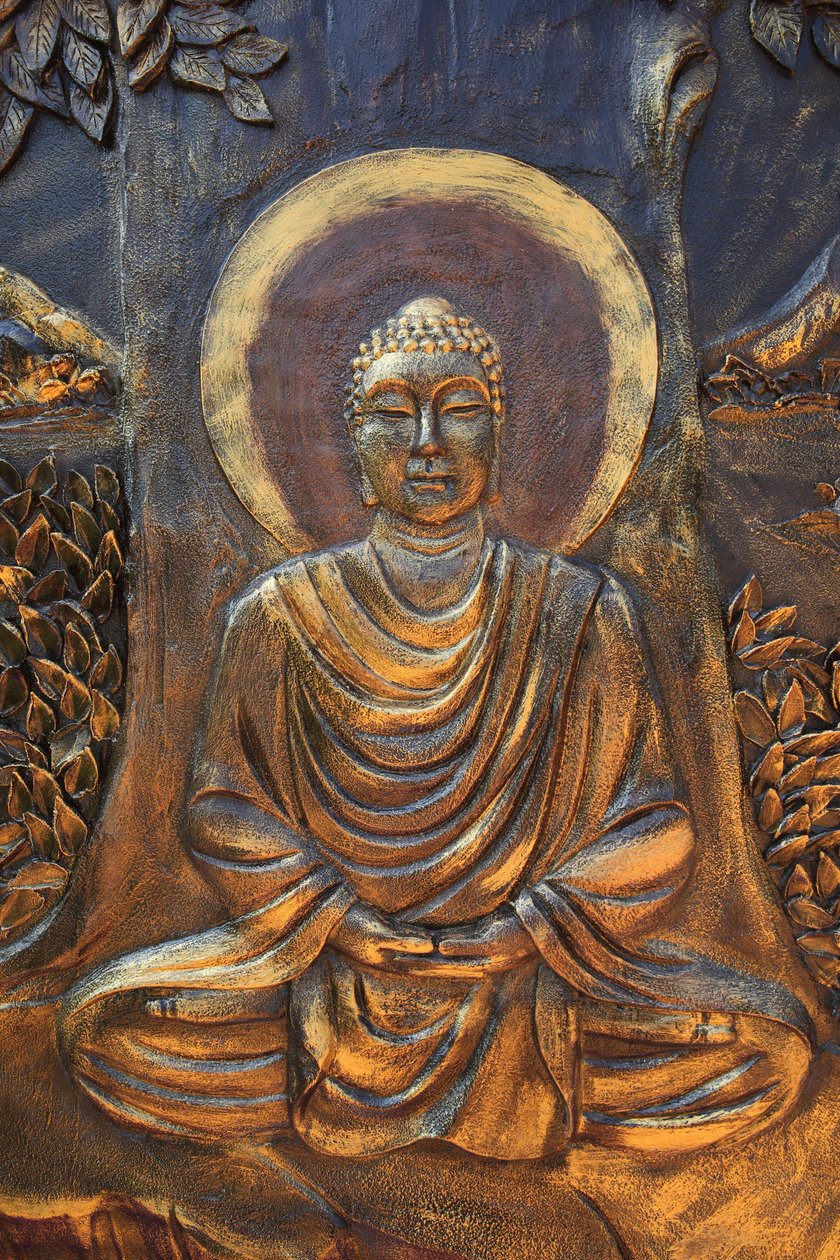 Shakyamuni Buddha seduto in posizione di meditazione da Unbekannt