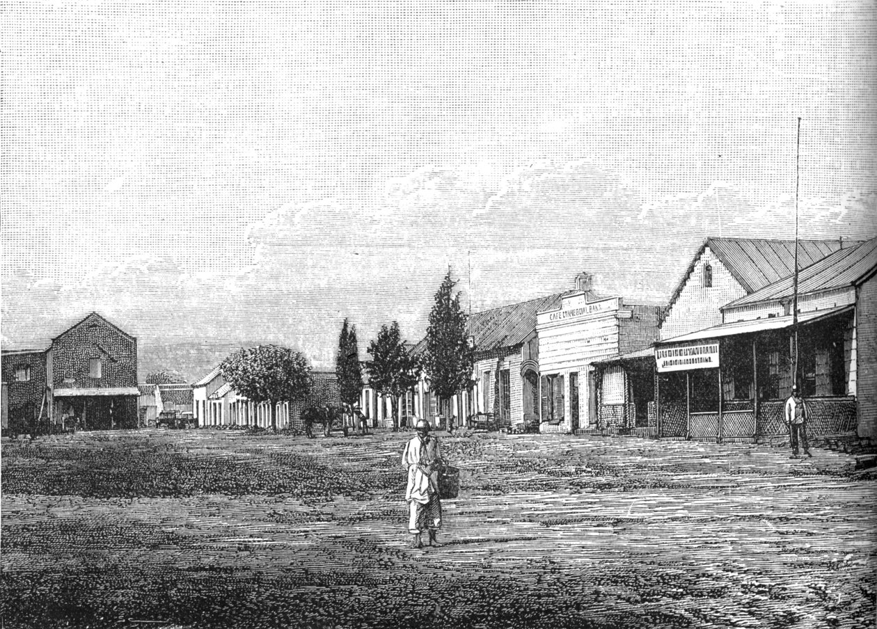 Piazza della Chiesa, Pretoria, c1880s da Unbekannt