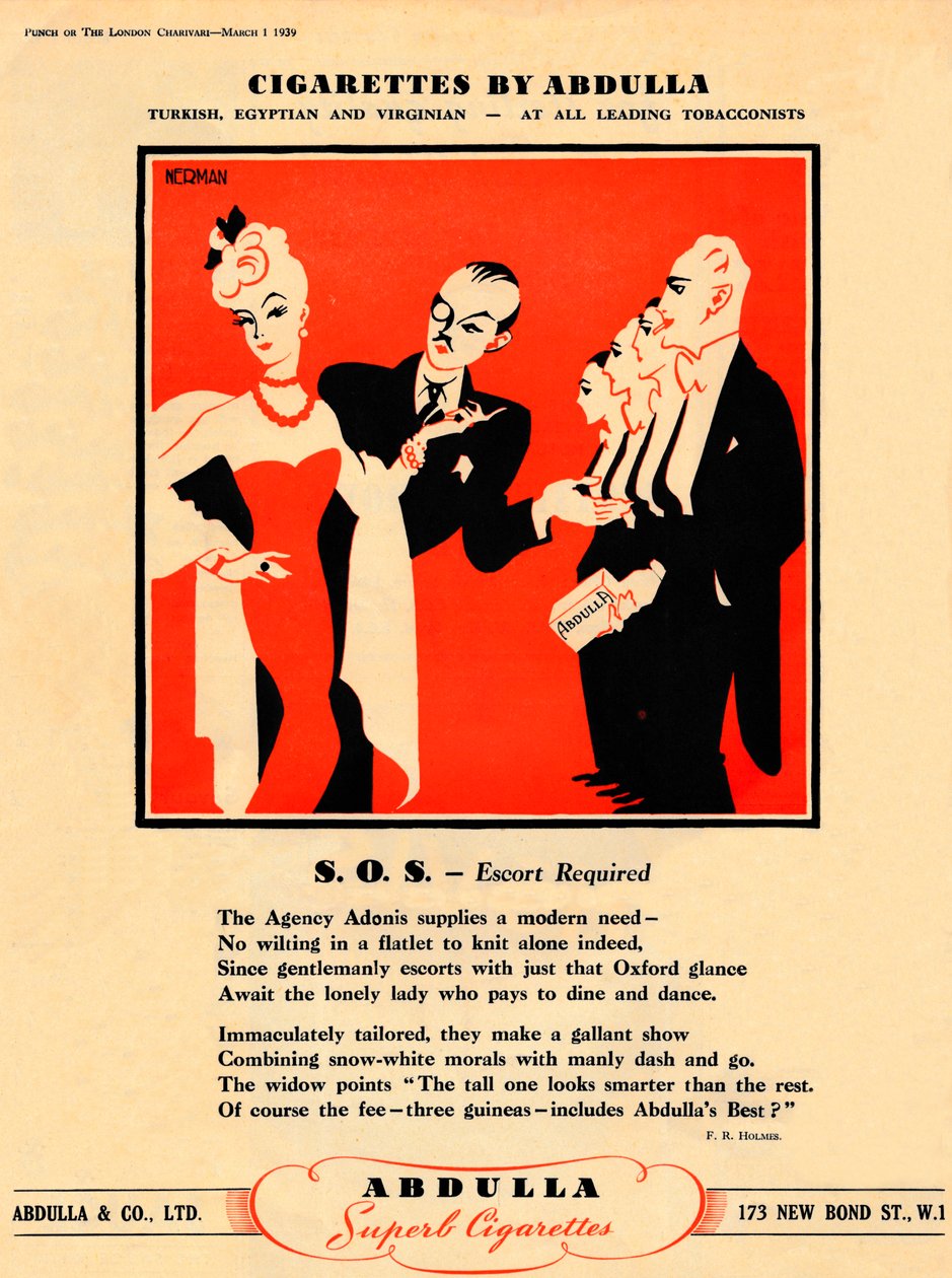 Sigarette di Abdulla - S.O.S. - Scorta richiesta, 1939 da Unbekannt