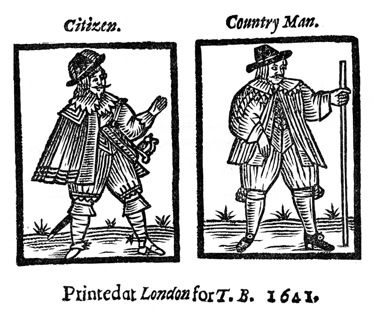 Cittadino e contadino, 1641, 1910 da Unbekannt