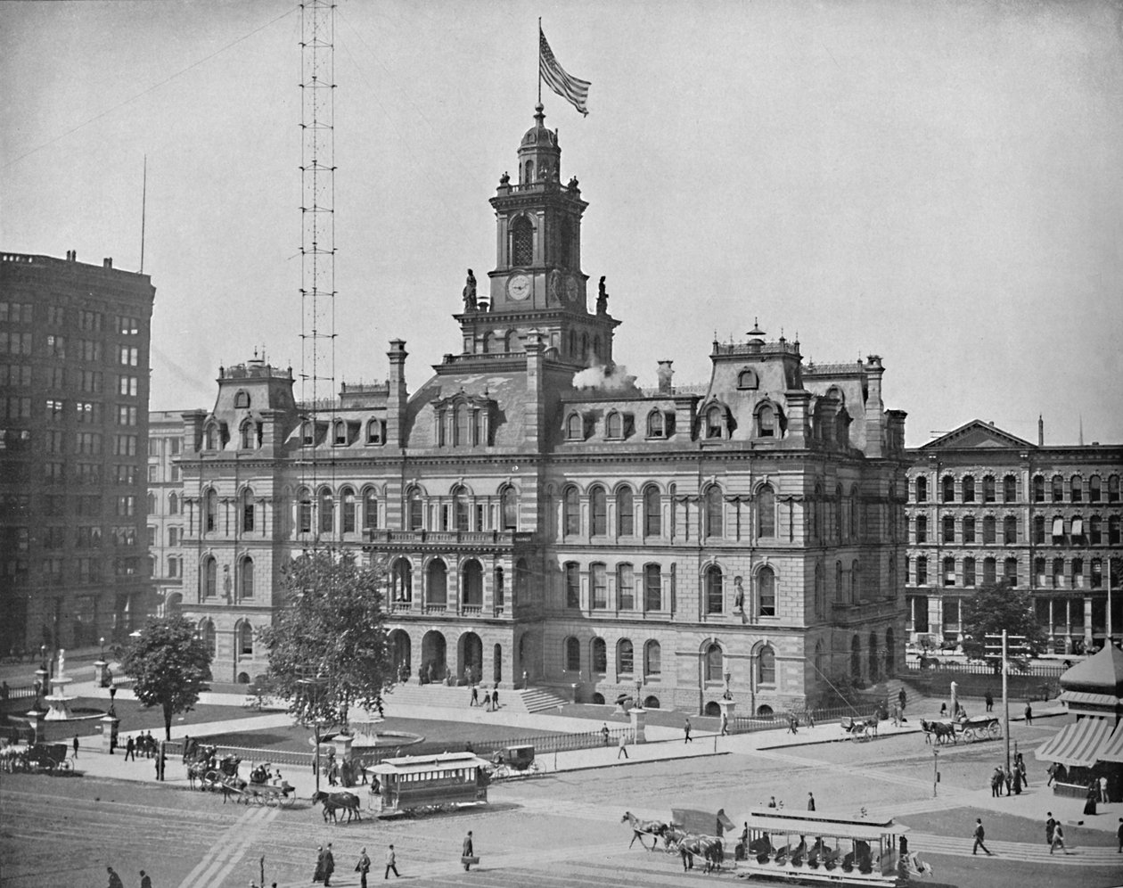 Municipio, Detroit, Michigan, c1897 da Unbekannt