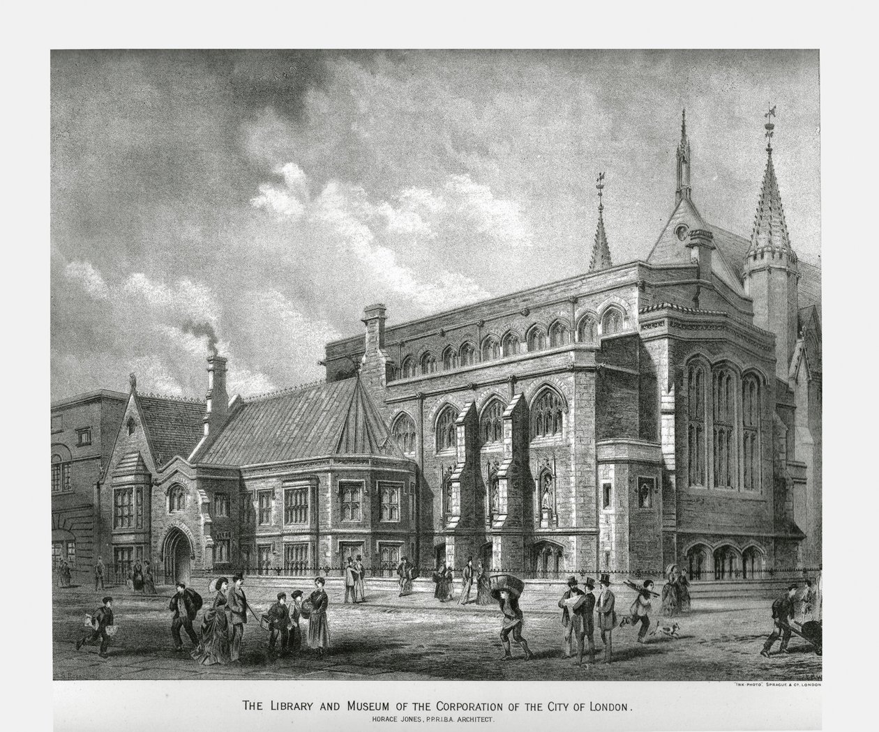 Biblioteca e Museo della Città di Londra, 1886 da Unbekannt