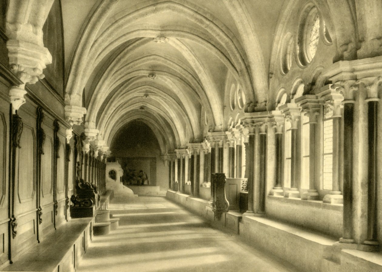 Chiostri, Abbazia di Heiligenkreuz, Bassa Austria, c1935 da Unbekannt