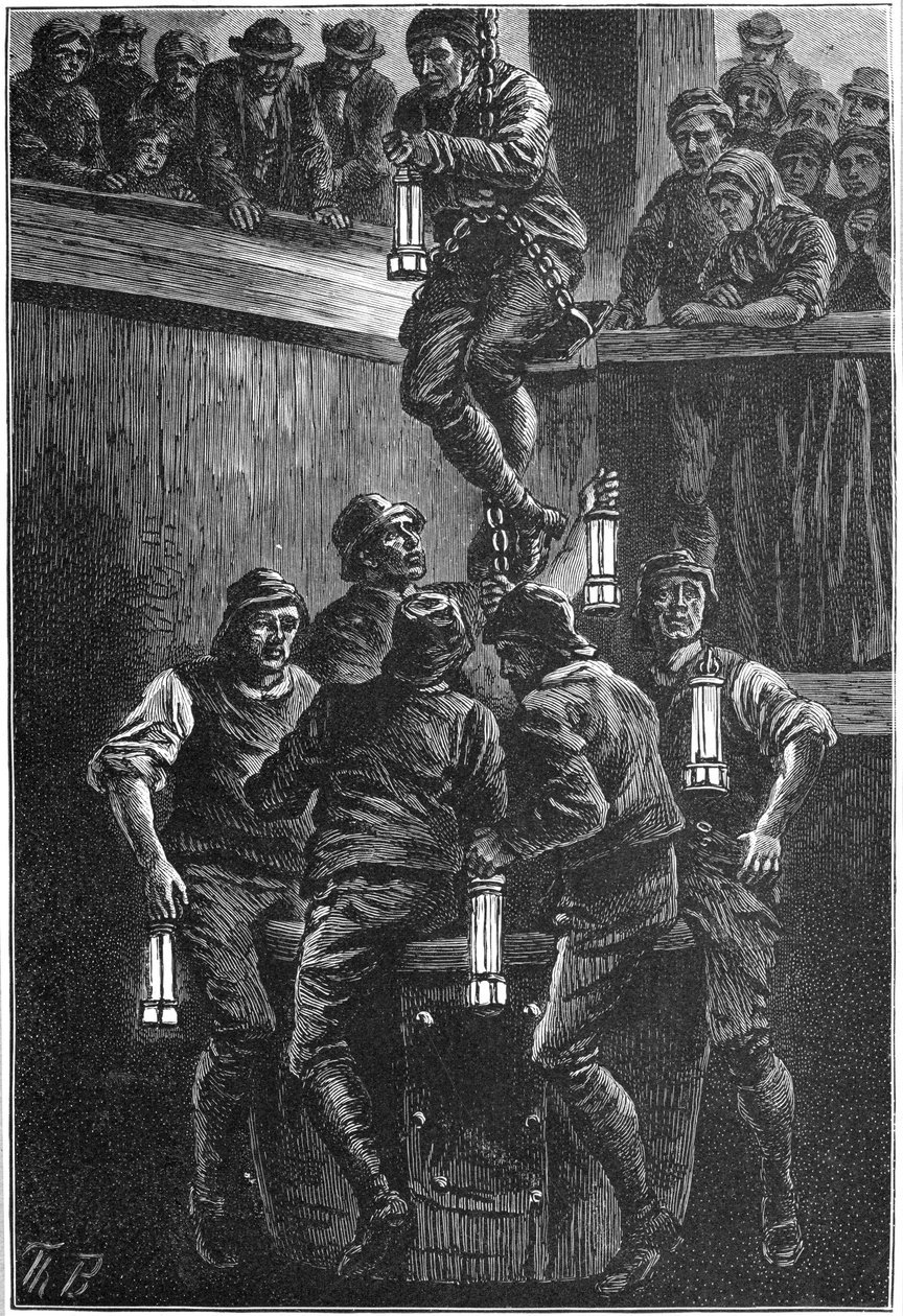 Incidente minerario, Seaham Colliery, County Durham, 1880 c1895 da Unbekannt