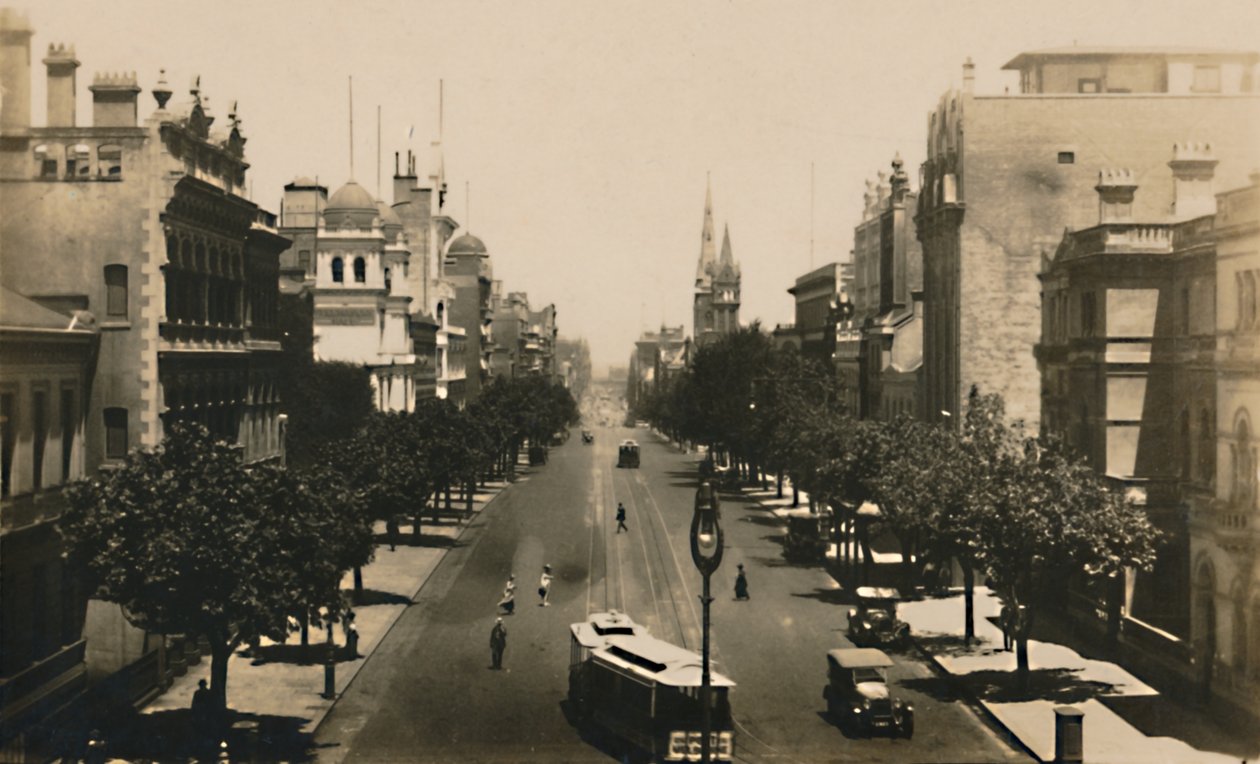 Collins Street, Melbourne, Australia, c1920s da Unbekannt