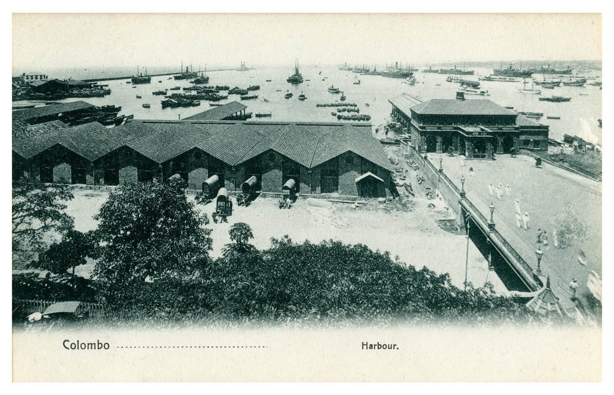 Porto di Colombo, Ceylon, inizio XX secolo da Unbekannt