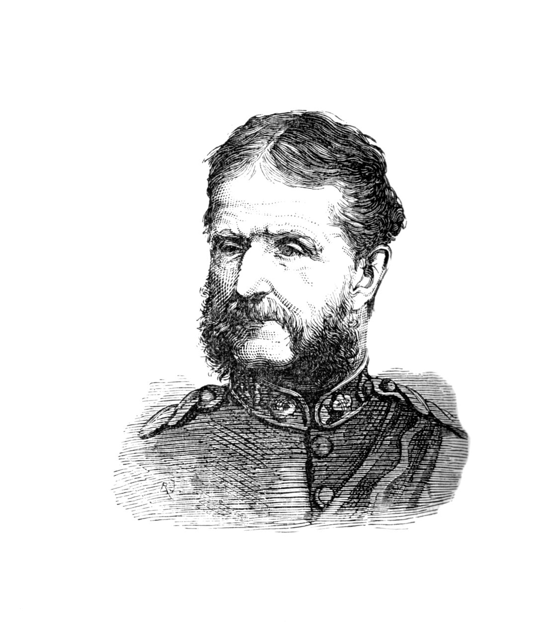 Colonnello Nugent, comandante dei Royal Engineers, c1882 da Unbekannt