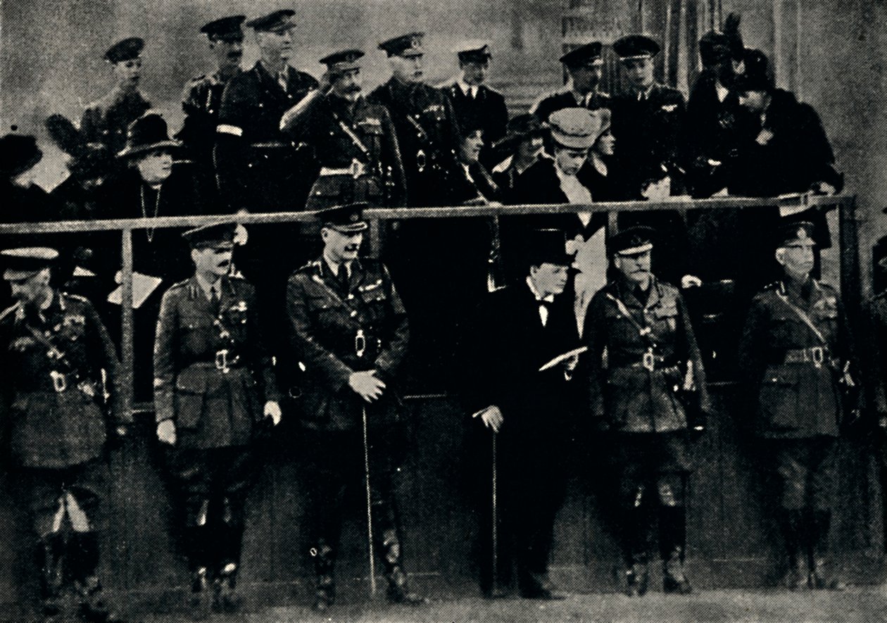 Truppe coloniali marciano attraverso Londra, 1919 da Unbekannt