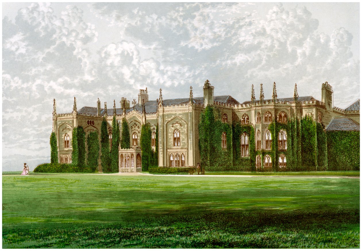 Abbazia di Combermere, Shropshire, casa del Visconte Combermere, c. 1880 da Unbekannt
