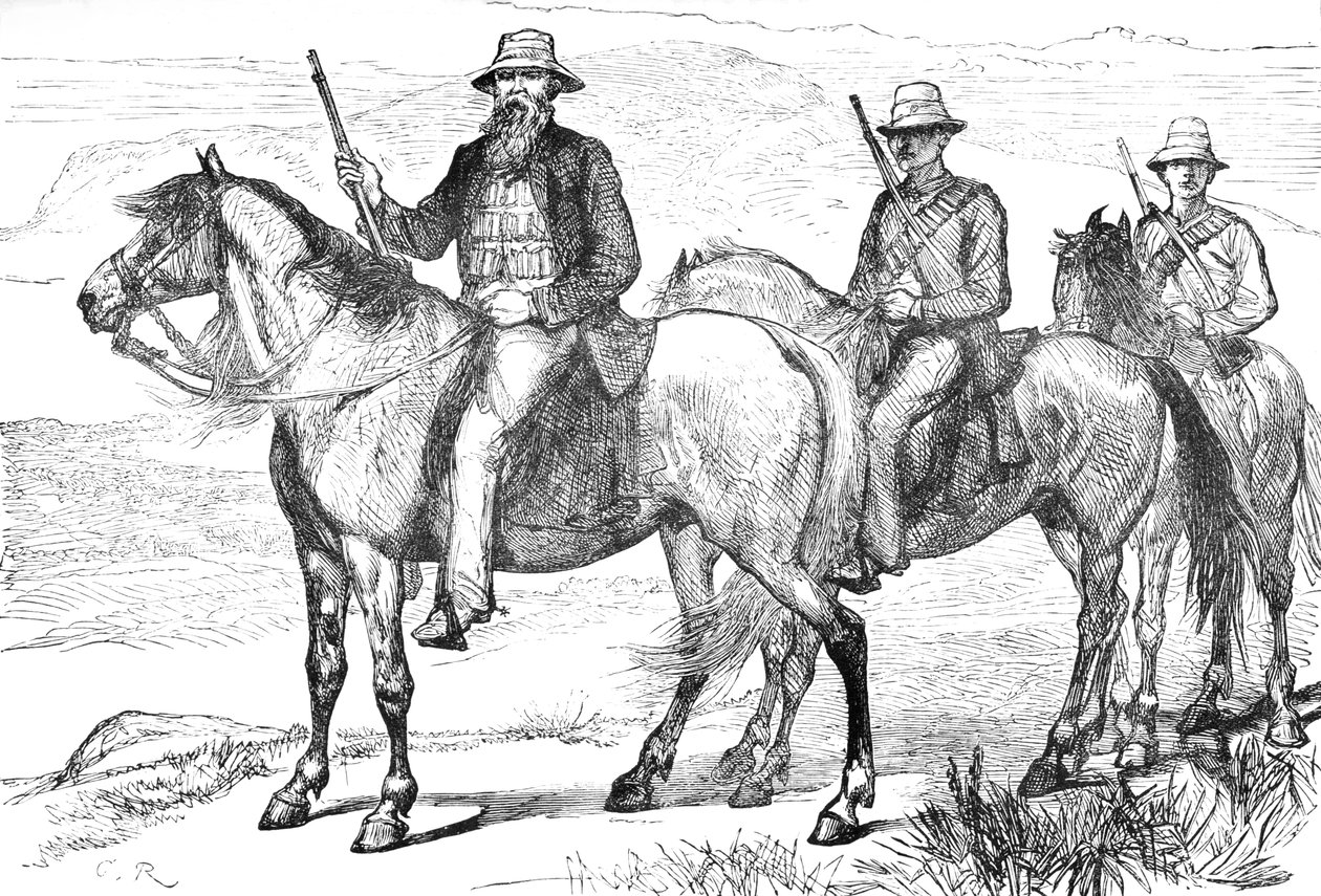 Comandante Piet Uys, dei Volontari a Cavallo del Transvaal da Unbekannt